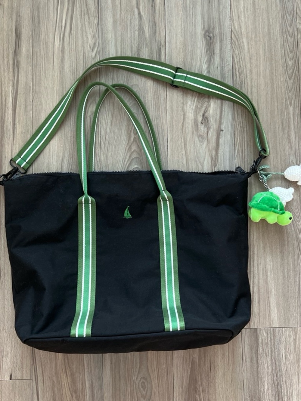 JW ANDERSON X Uniqlo Black Canvas Tote with Interior Pocket